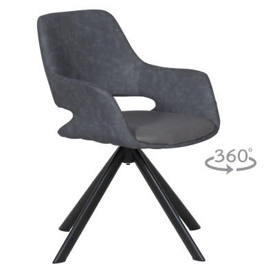 Трапезен стол DEVON - сив SF 2