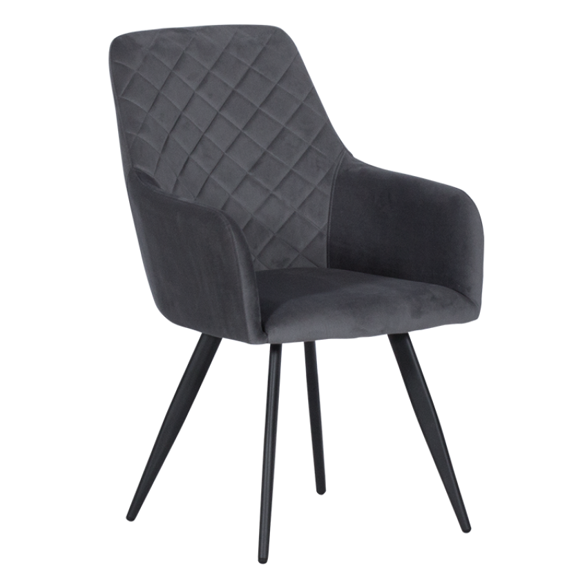 Трапезен стол ETON P - тъмносив HLR