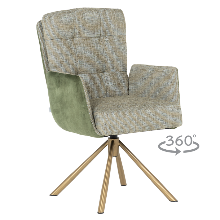 Трапезен стол KEILA 4 - зелен