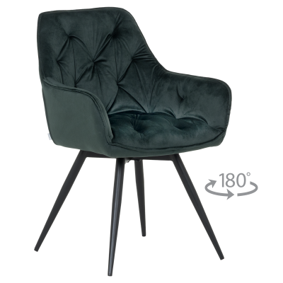 Трапезен стол LATINA PREMIUM - зелен