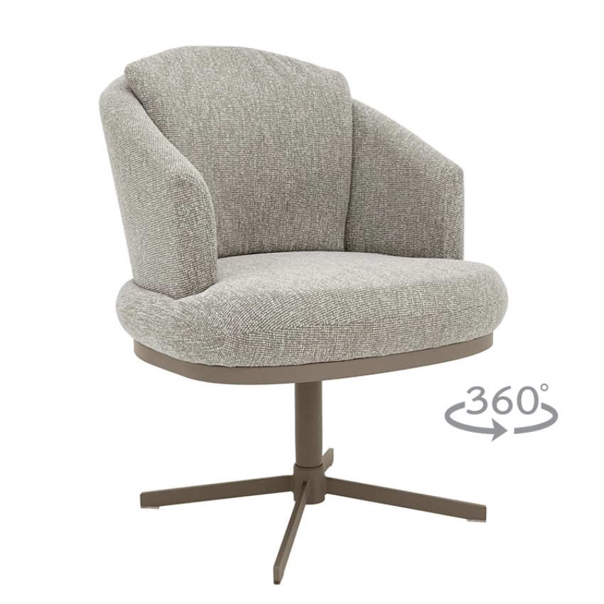 Трапезен стол LIHULA 5 - сив 01