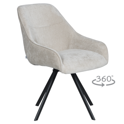 Трапезен стол MARSALA - бежов