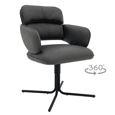 Трапезен стол RAKVERE - тъмносив 11