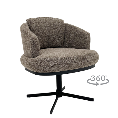 Трапезен стол RAPINA - кафяв 400