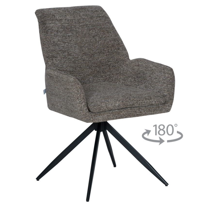 Трапезен стол TERNI - кафяв