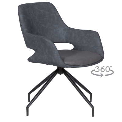 Трапезен стол TOTNES -1 - сив SF 2