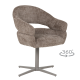 Трапезен стол VELASCO  - тъмнокафяв MC