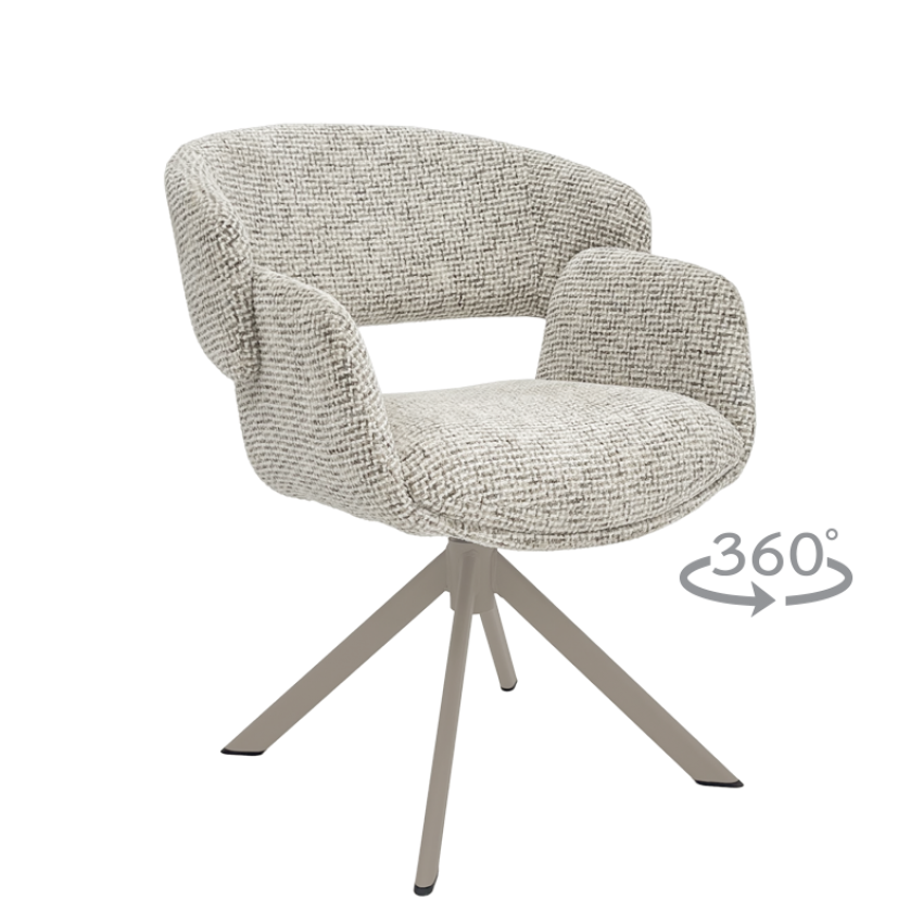 Трапезен стол VORU - бял 29