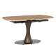 Разтегателна трапезна маса CARLOS - тъмен орех