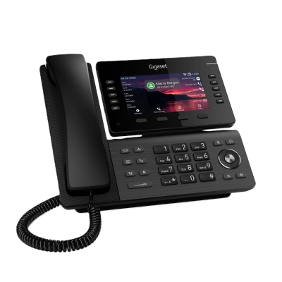 VoIP телефон Gigaset P850W IP PRO - черен