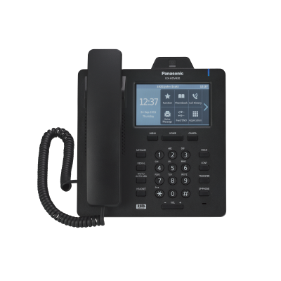 VoIP телефон Panasonic KX-HDV430 - черен