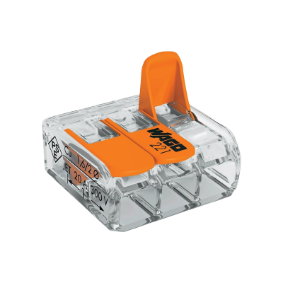 WAGO Бърза връзка 3 Х 0.2 - 4 mm2 32A 450V