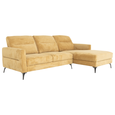 Ъглов диван INGA - жълт V68