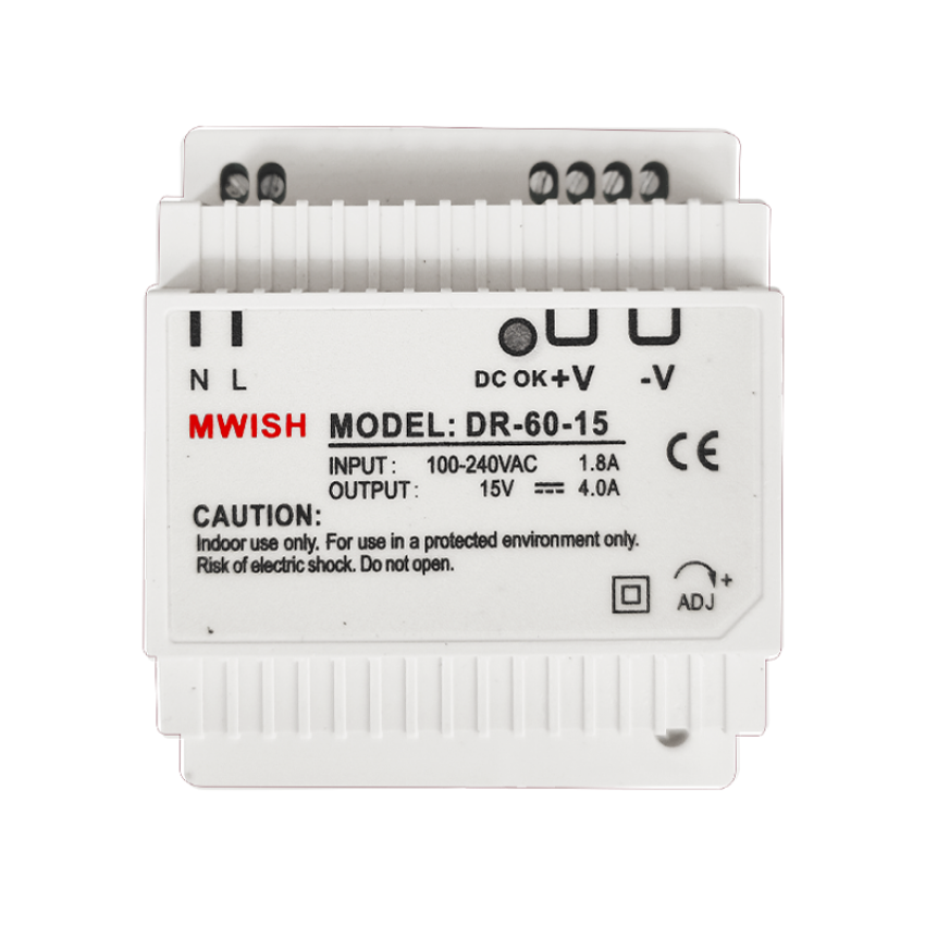 Захранване NIPPON PS-15 - 15V/4A за DIN - шина