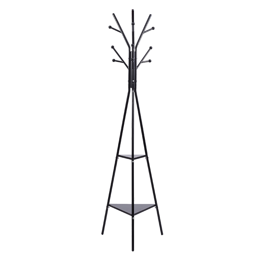 Закачалка за дрехи LINDOME - черна