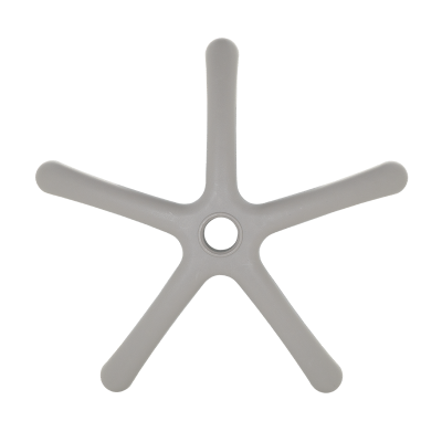 Звезда за детски стол - 250 мм - полипропилен - сива