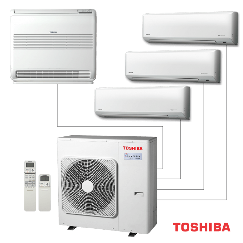 Външно тяло на мултисплит система Toshiba RAS-4M27U2AVG-E