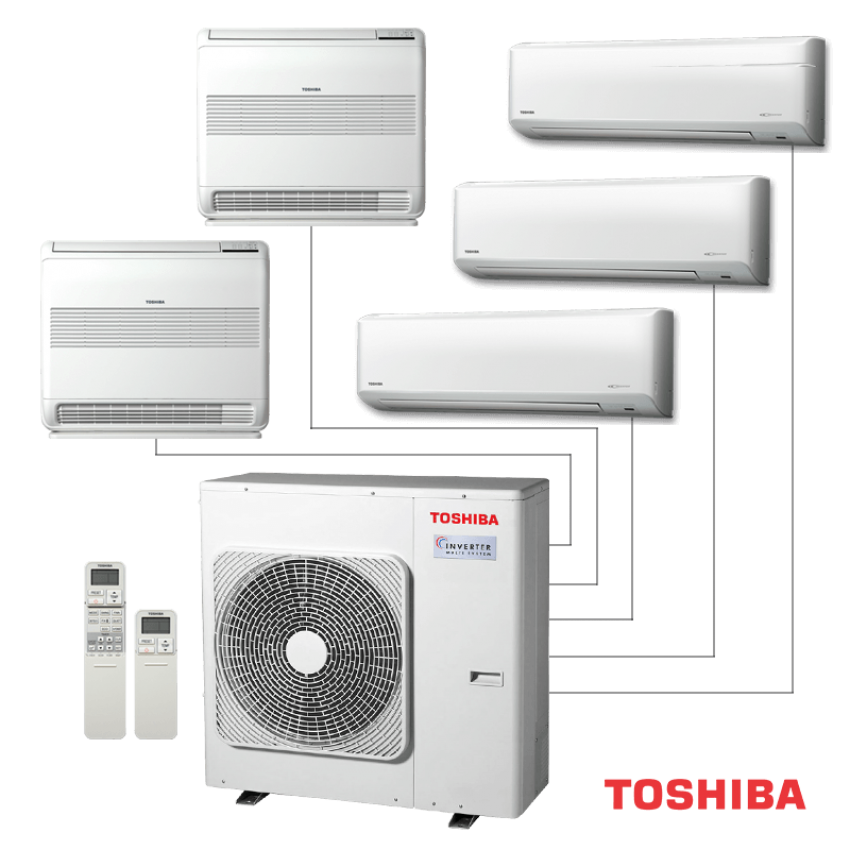 Външно тяло на мултисплит система Toshiba RAS-5M34U2AVG-E